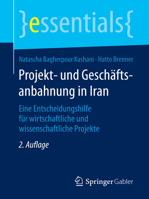 Title details for Projekt- und Geschäftsanbahnung in Iran by Natascha Bagherpour Kashani - Available